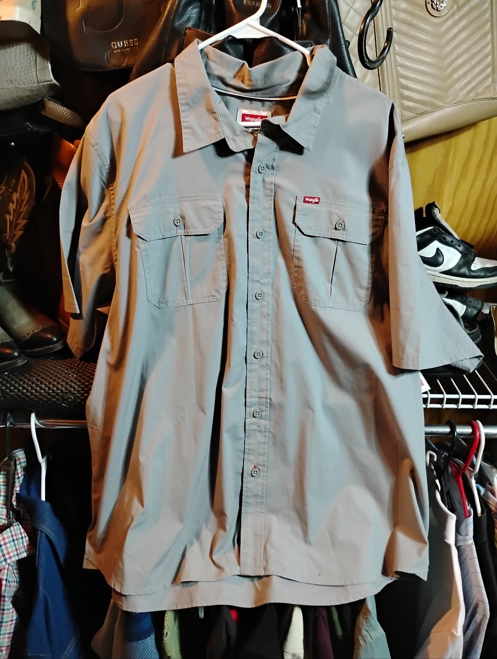 Wrangler Short Sleeve button Up shirt